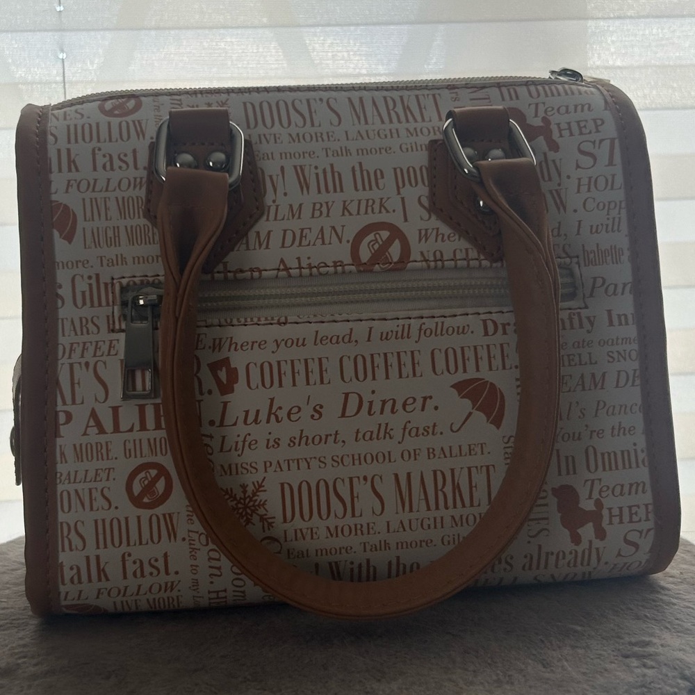 Gilmore Girls Text Print Handbag